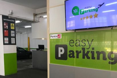 ParkinGO Lisbon airport parking Easy Parking entrance 