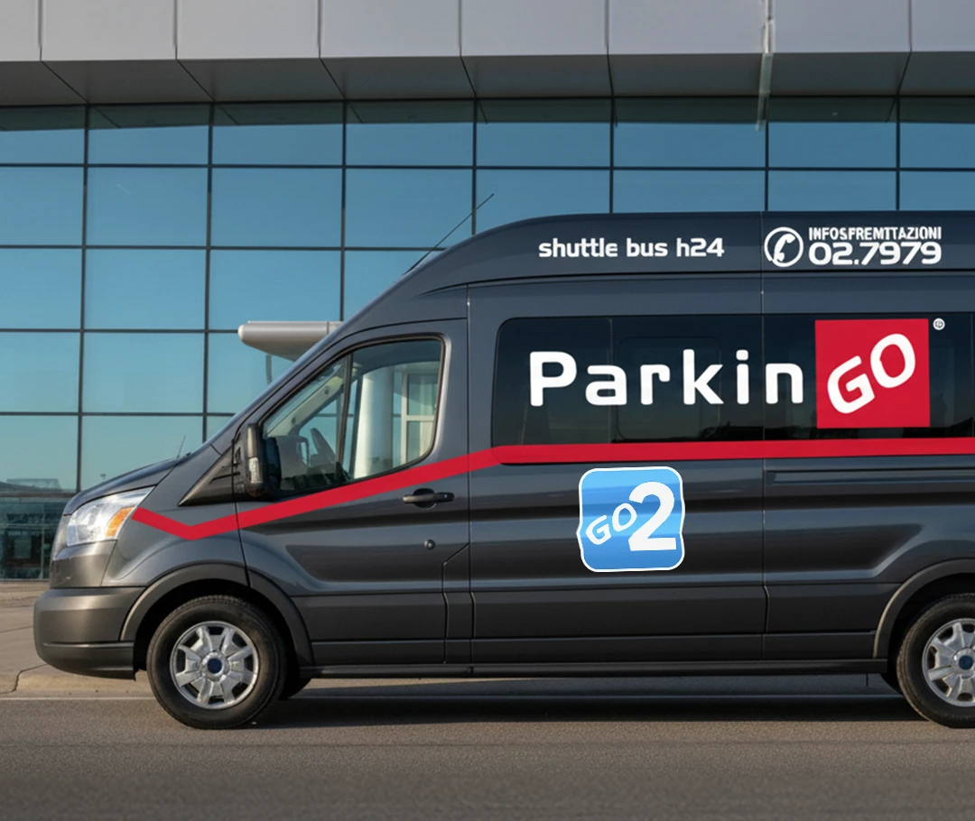 GO2 ParkinGO parking Bergamo Orio al Serio BGY, 6 minutes from the terminal