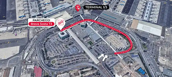 GO Valet Fiumicino map