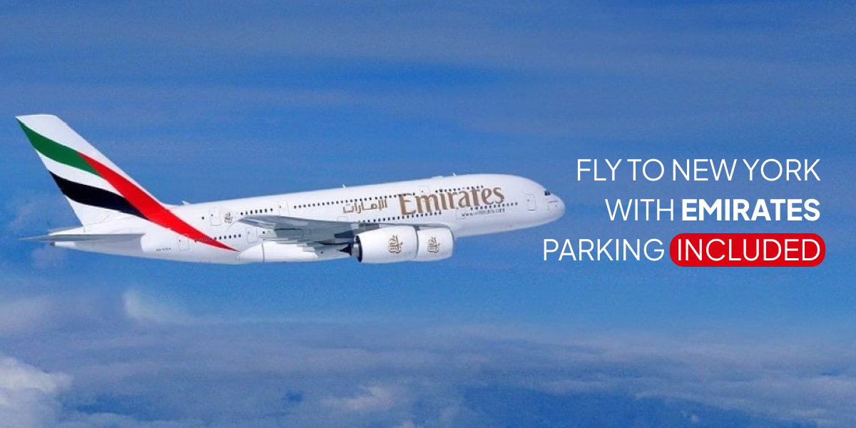 Fly to New York with Emirates, Parking Included