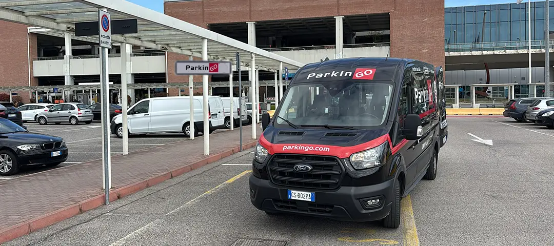 Navette ParkinGO au terminal de l’aéroport de Venise