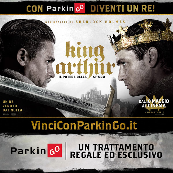 Parcheggio ParkinGO e King Arthur