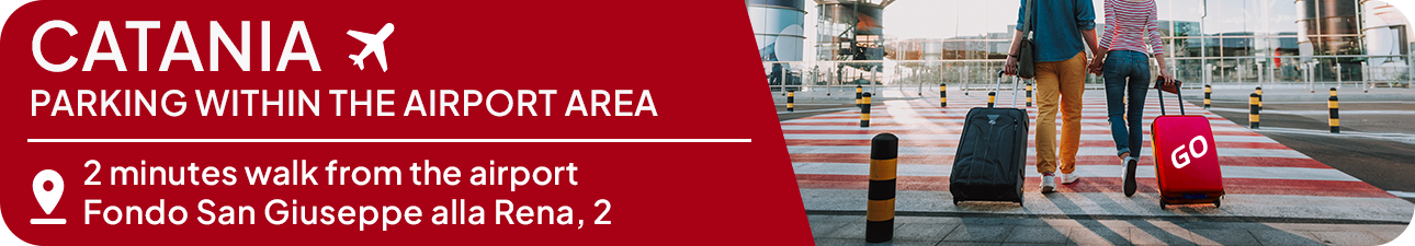 From the car park to the airport in 2 minutes walking