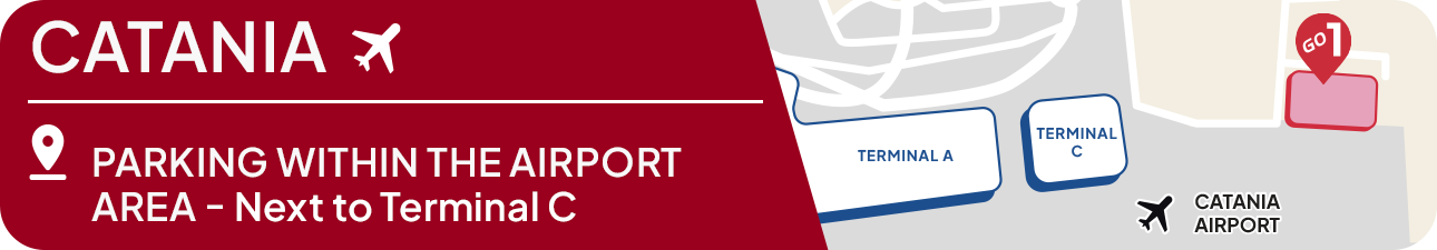 From the car park to the airport in 2 minutes walking