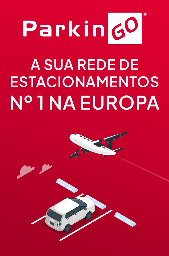 Ilustrazione di un auto parcheggiata con un aereo in volo