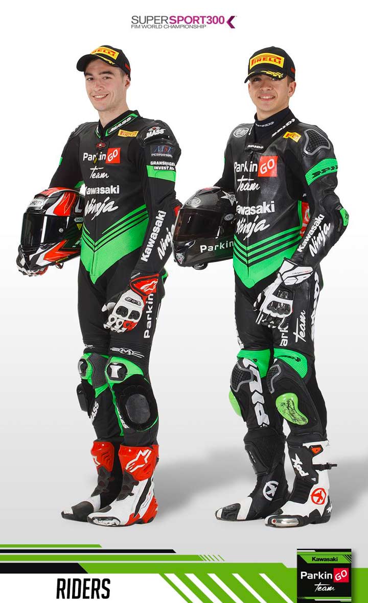 Mika Perez e Filippo Rovelli Kawasaki ParkinGO Team 2018