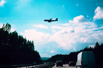 ir en coche al aeropuerto